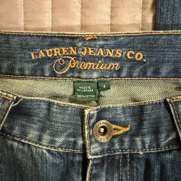 RALPH LAUREN DENIM BOOT CUT SIZE 4 - Picture 3 of 5